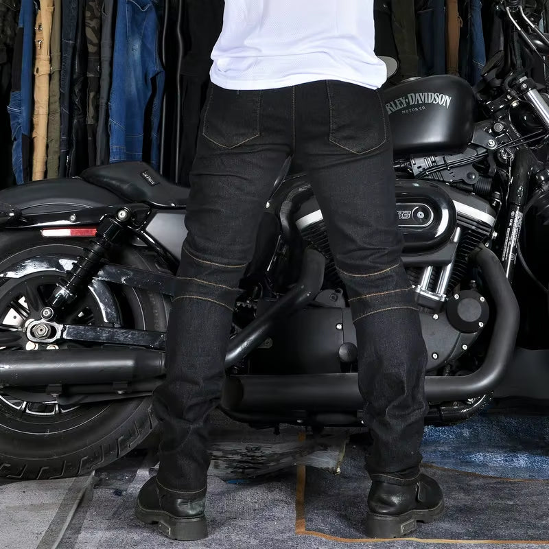 New Motorcycle Pants, Riding Jeans, Anti-Fall, Classic Motorcycle Rider Pants, Racing Pants for All Seasons